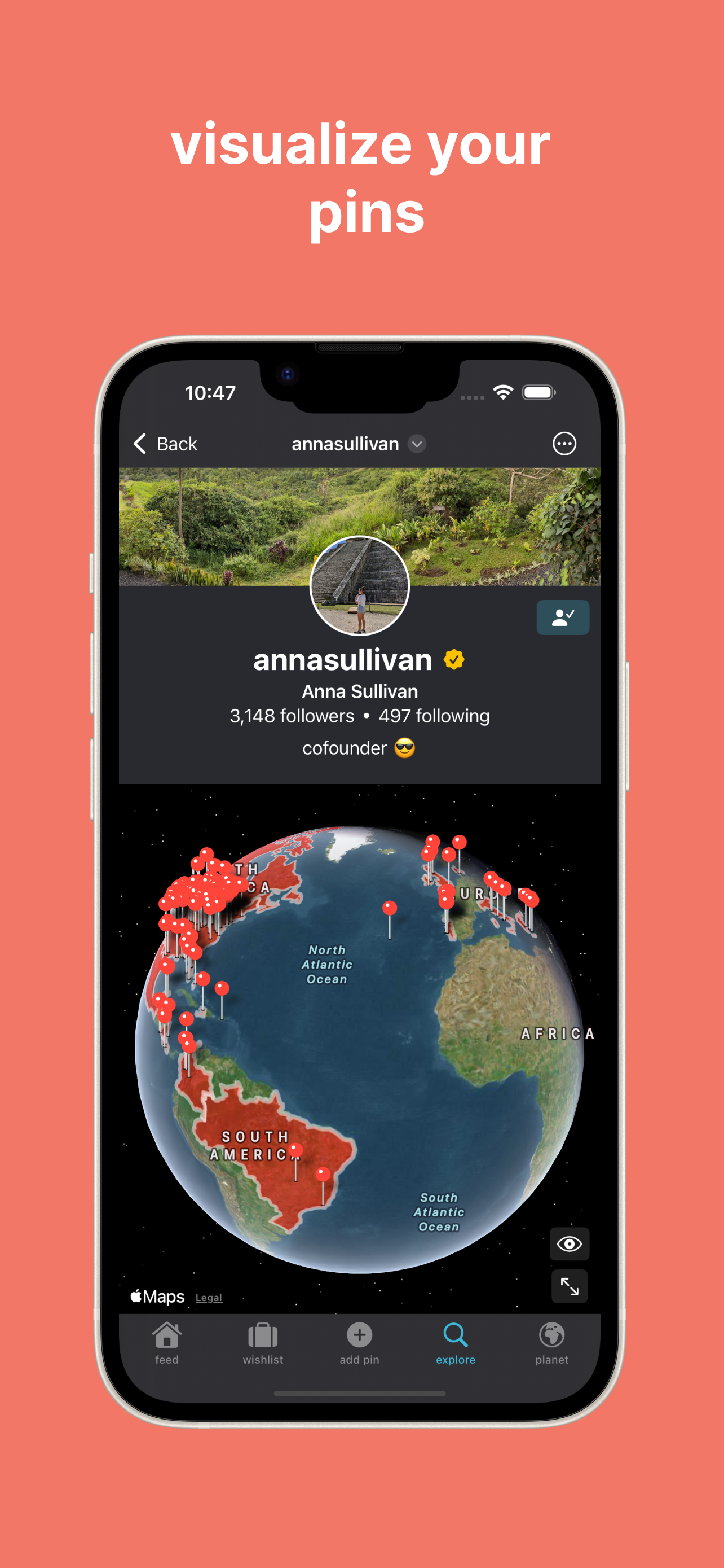 user profile view